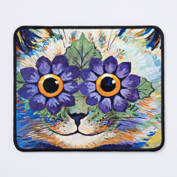 Item preview, Cat With Blue Petals” by Louis Wain | Louis Wain, Early 1900, Victorian cat art,  designed and sold by TeeARTHY.