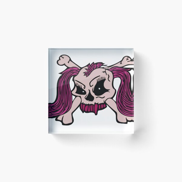 Item preview, Girl Punk Skull designed and sold by Crochetamommy.