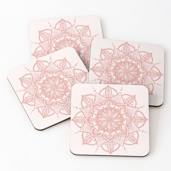 Item preview, Peachy bohemian mandala  designed and sold by bohoDecor.
