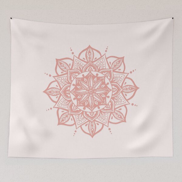 Item preview, Peachy bohemian mandala  designed and sold by bohoDecor.