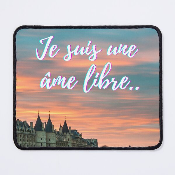 Item preview, I am a free soul - popular french quotes theme gifts  designed and sold by RebelliousRosee.
