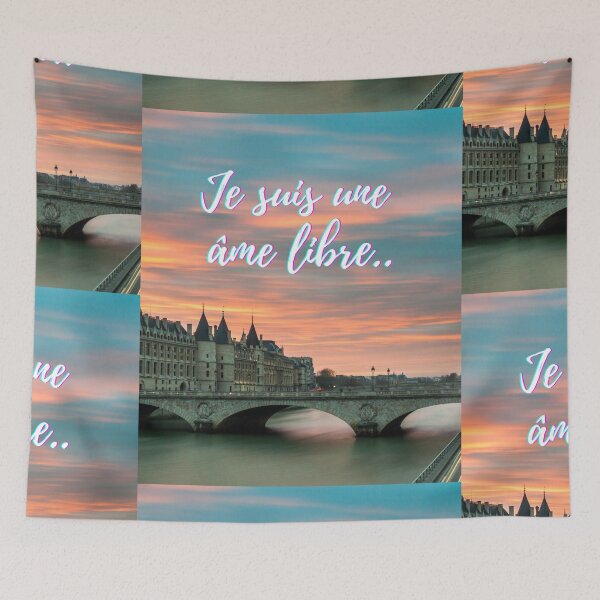 Item preview, I am a free soul - popular french quotes theme gifts  designed and sold by RebelliousRosee.