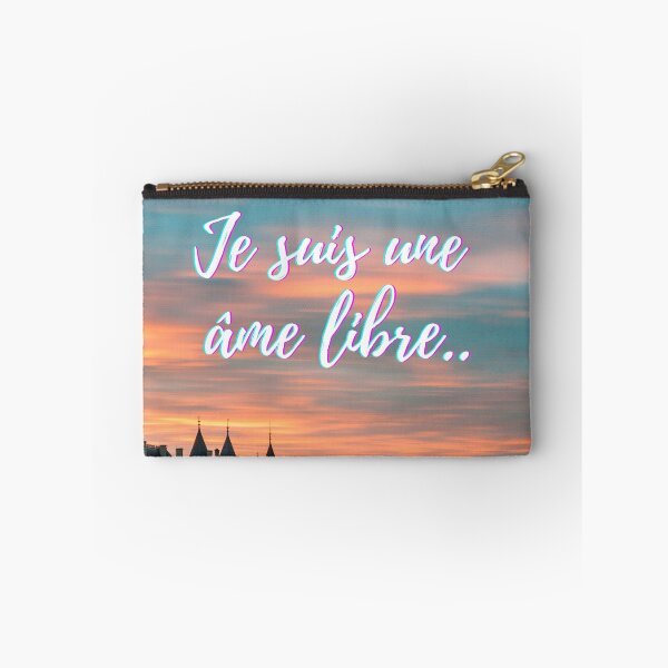 Item preview, I am a free soul - popular french quotes theme gifts  designed and sold by RebelliousRosee.