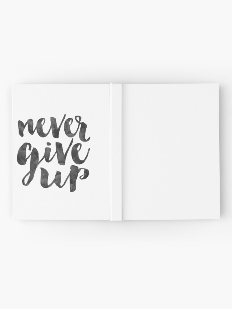 Never Give Up Motivational Poster Inspirational Quote Office Sign