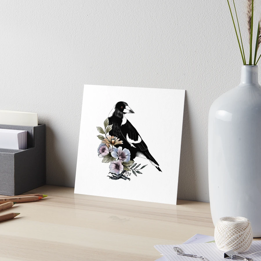 Gorgeous Small Magpie Temporary Tattoos - Etsy