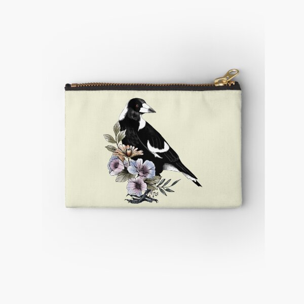 Item preview, Magpie Australian wild bird black and white designed and sold by ahahdodo.