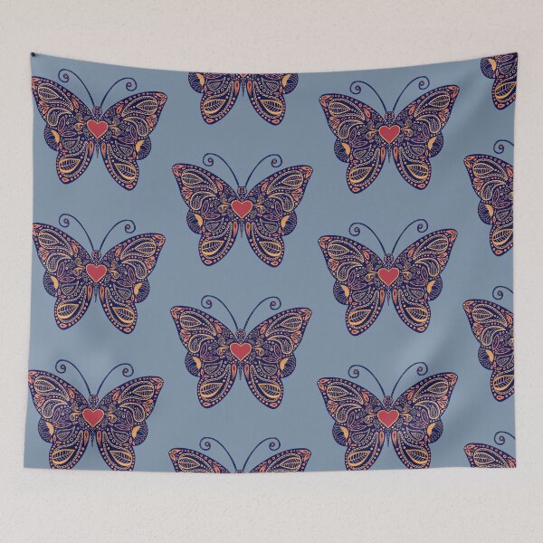 Item preview, Folk Art Style Butterfly  designed and sold by EmyBeeDesigns.