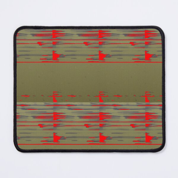 Item preview, KHAKI AND RED STATIC DESIGN by SUZANNE ETC designed and sold by desiderium-etc.