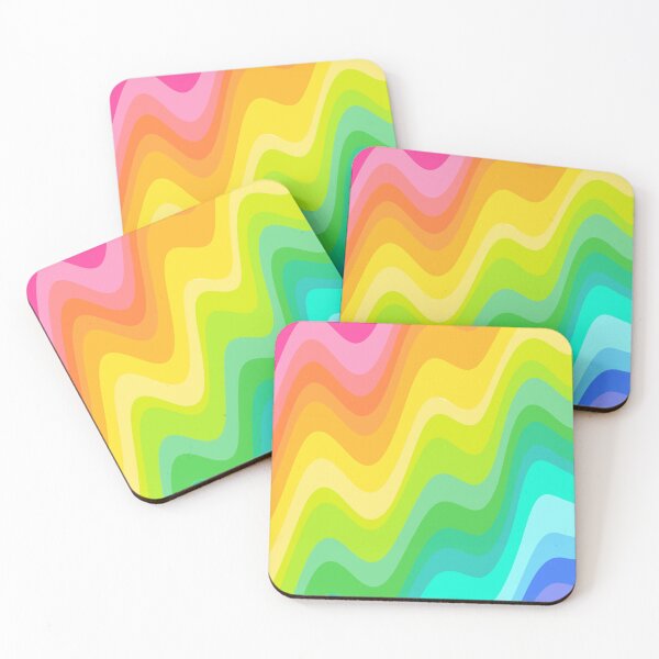 Item preview, Bright Rainbow Waves designed and sold by emfseal.