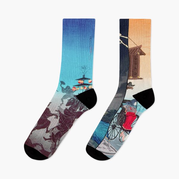 Item preview, Enjoying Evening Cool, Dance for Obon Festival, Thunderstorm at Tateishi, and Morning Haze,  designed and sold by RyanCaudell.