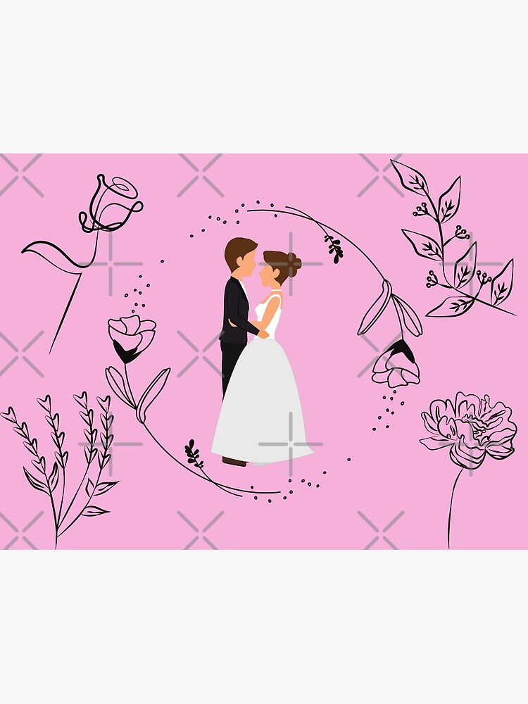 romantic-couple-getting-married-floral-design-light-pink-version