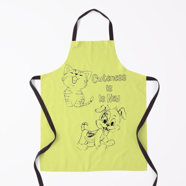 Item preview, Copy of Cuteness is key dog and cat black and yellow design designed and sold by Cora Gregory.