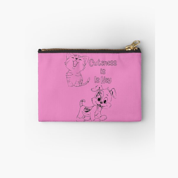 Item preview, Copy of Cuteness is key dog and cat black and pink design designed and sold by Cora Gregory.