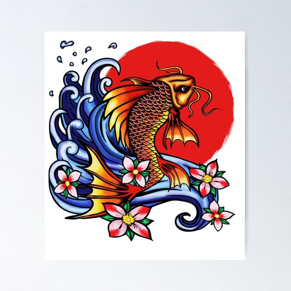 Item preview, Koi Fish designed and sold by RowdyPop.