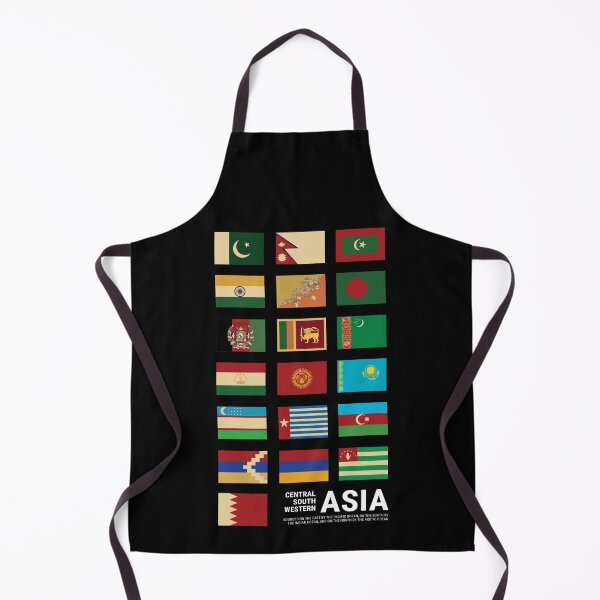 Item preview, Asia Country Flags Set designed and sold by KewaleeTee.