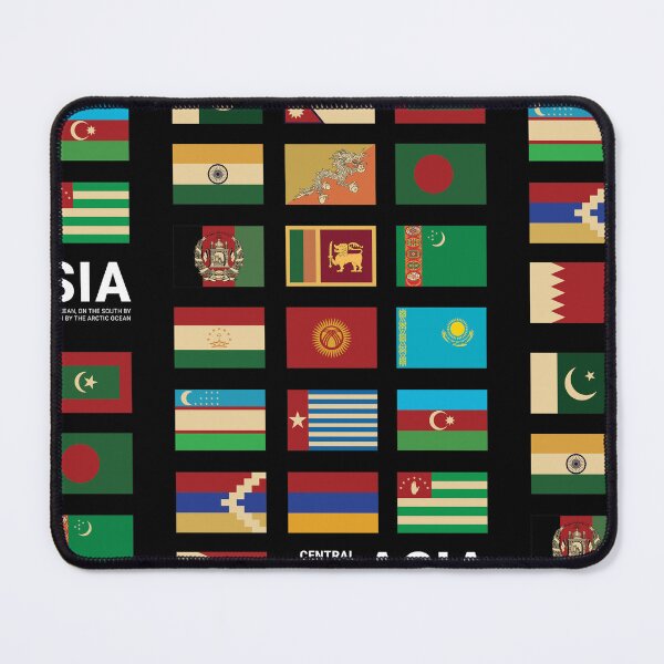 Item preview, Asia Country Flags Set designed and sold by KewaleeTee.