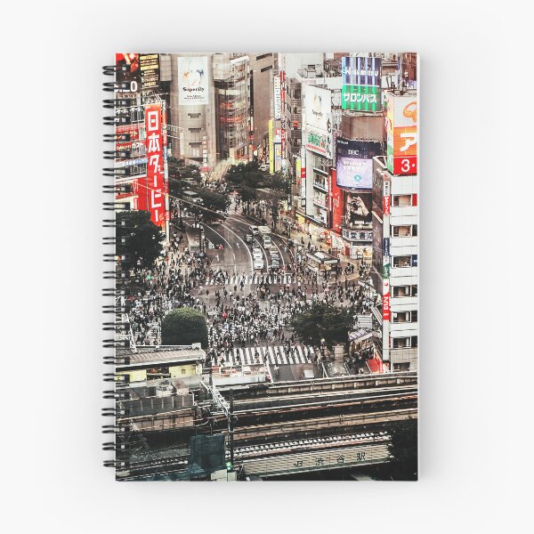 Item preview, Overhead view of Shibuya Station and the intersection in front of the station designed and sold by RyanCaudell.