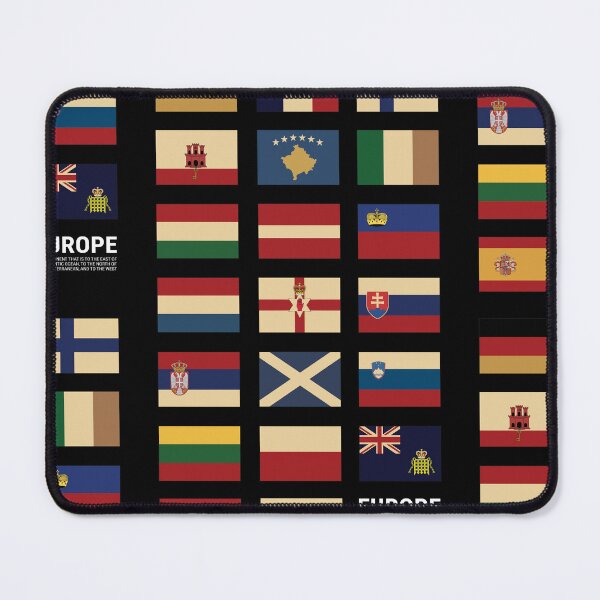 Item preview, Europe Country Flags Set designed and sold by KewaleeTee.