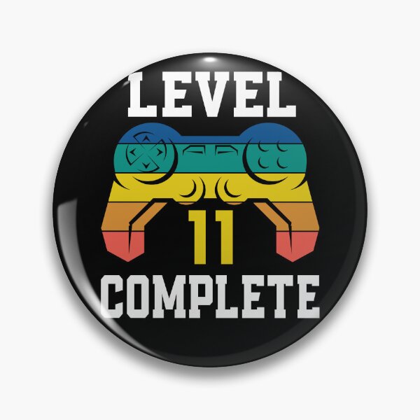 Item preview, Level 11 Complete, Retro Video Gamer 11th Birthday designed and sold by Fabvity.