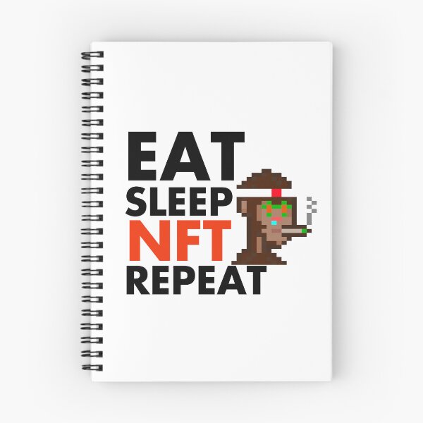 Item preview, Eat Sleep Collect NFT Crypto Monkey #46 designed and sold by patricklevar.