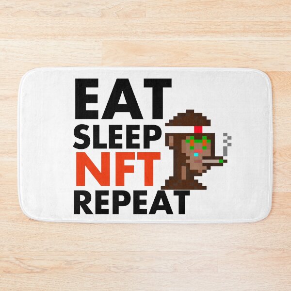 Item preview, Eat Sleep Collect NFT Crypto Monkey #46 designed and sold by patricklevar.
