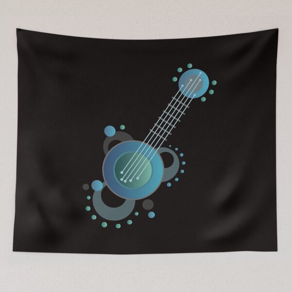 Item preview, modern circle guitar designed and sold by xavoblues.