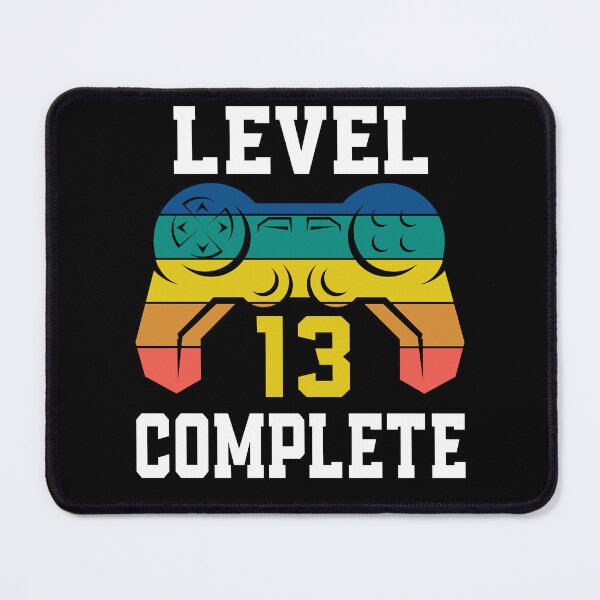 Item preview, Level 13 Complete, Retro Video Gamer 13th Birthday designed and sold by Fabvity.