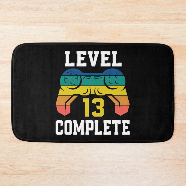 Item preview, Level 13 Complete, Retro Video Gamer 13th Birthday designed and sold by Fabvity.