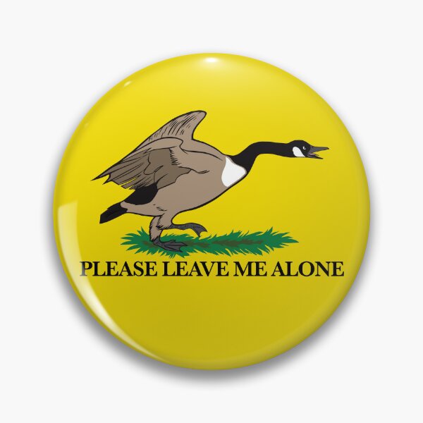 Item preview, Please leave me alone  flag, Canadian goose, dont tread on me, yellow, Small Fringe Minority, Truckers for freedom, freedom convoy 2022, i support truckers,truck trudeau designed and sold by pierrelaidesign.
