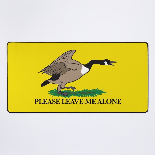Item preview, Please leave me alone  flag, Canadian goose, dont tread on me, yellow, Small Fringe Minority, Truckers for freedom, freedom convoy 2022, i support truckers,truck trudeau designed and sold by pierrelaidesign.
