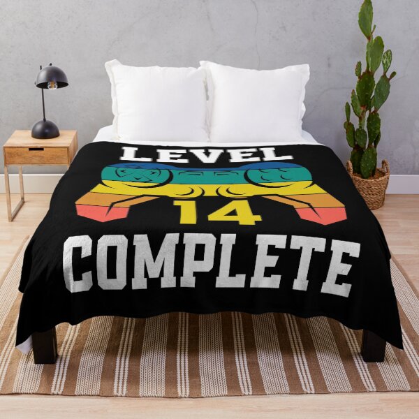 Item preview, Level 14 Complete, Retro Video Gamer 14th Birthday designed and sold by Fabvity.