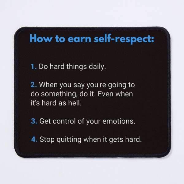 Item preview, Self Development Respect Quote designed and sold by Felicity-K.