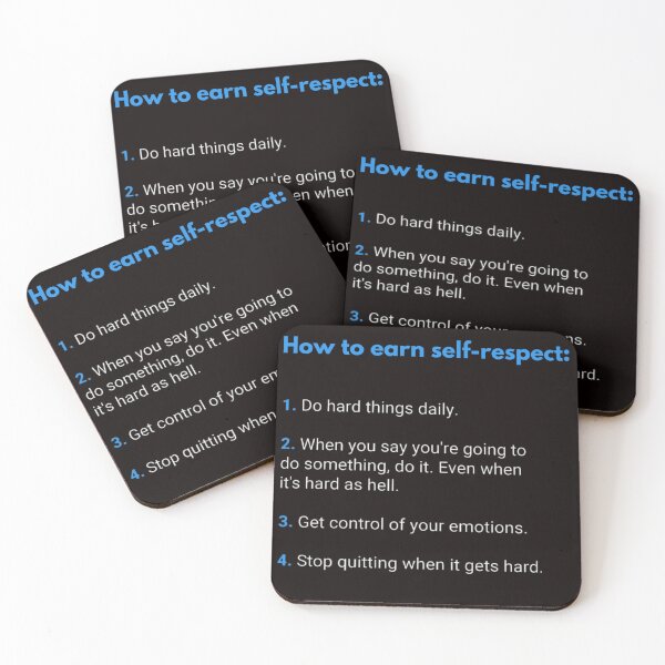 Item preview, Self Development Respect Quote designed and sold by Felicity-K.