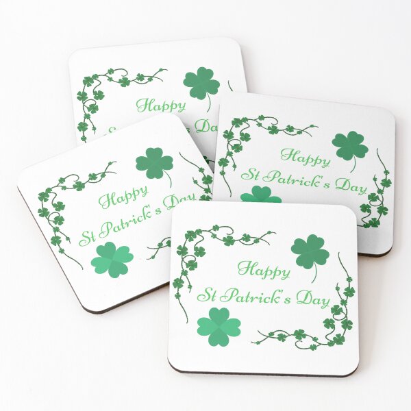 Item preview, Happy St Patrick's Day Clover Design designed and sold by Cora Gregory.