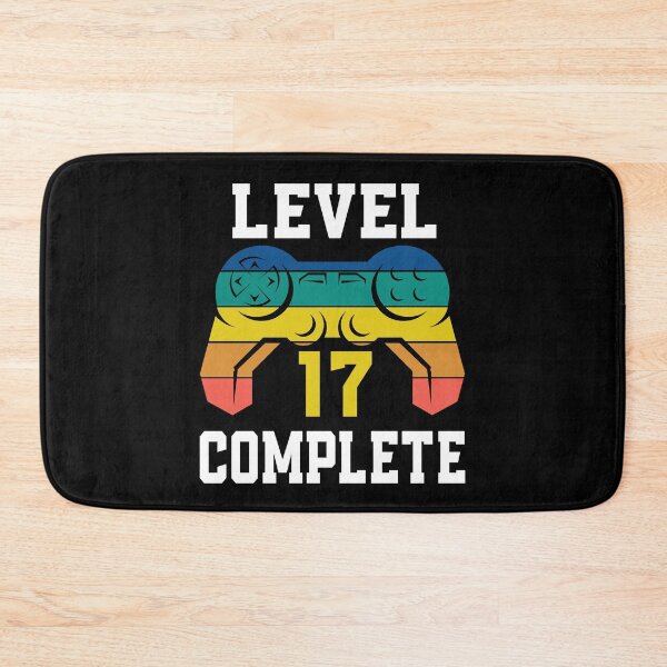 Item preview, Level 17 Complete, Retro Video Gamer 17th Birthday designed and sold by Fabvity.