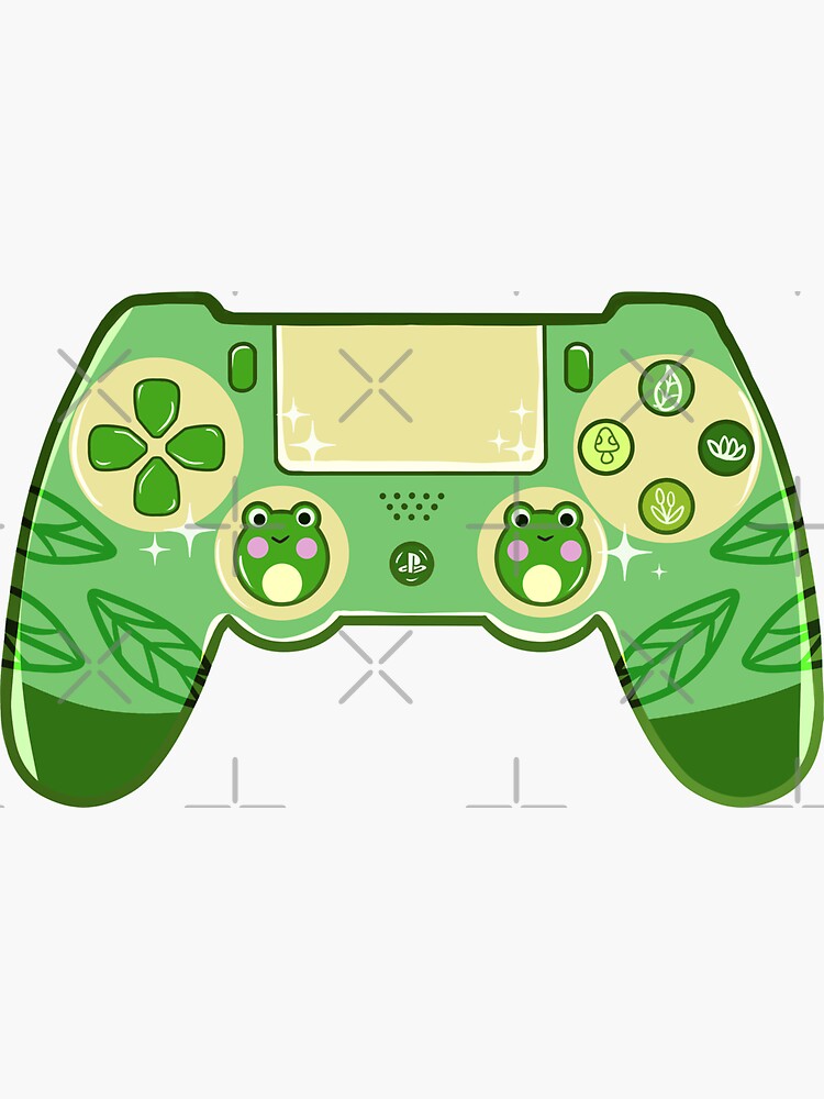 "Cute Frog Controller" Sticker by Redbubble