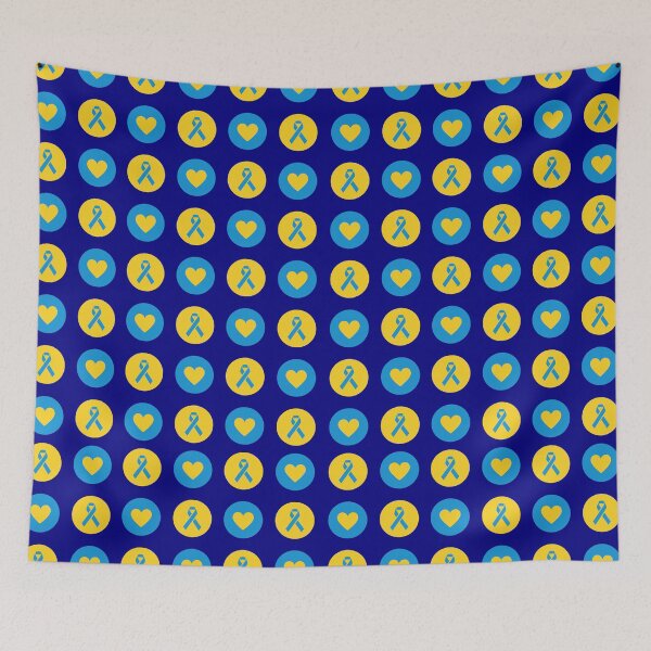 Item preview, Long Covid Pattern - Blue designed and sold by SadTea-Longhaul.