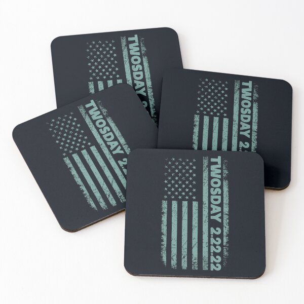 Item preview, Memorable Day of the Year TWOSDAY 2.22.22 Distressed Grunge Vertical American Flag, Numerological Event, USA Grunge 2s Day Flag, Matching Family, 2 22 222, Twosday Commemorative, 22222 Souvenir designed and sold by zenturtlemerch.