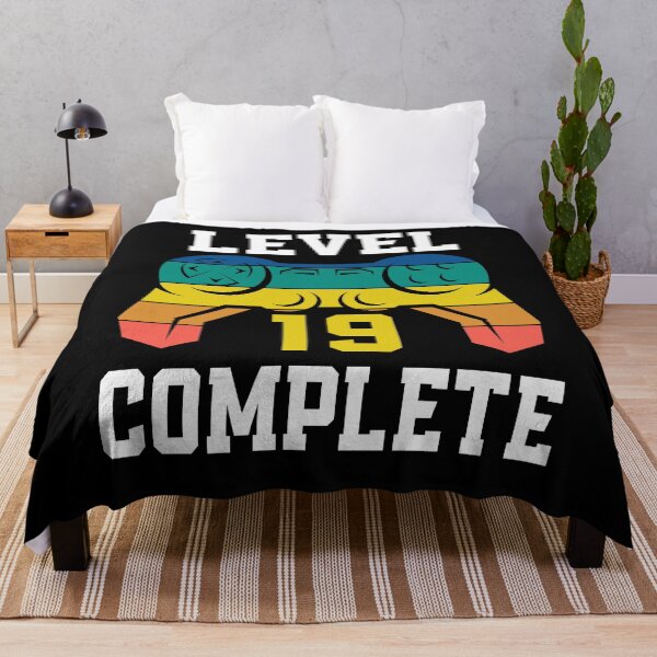 Item preview, Level 19 Complete, Retro Video Gamer 19th Birthday designed and sold by Fabvity.