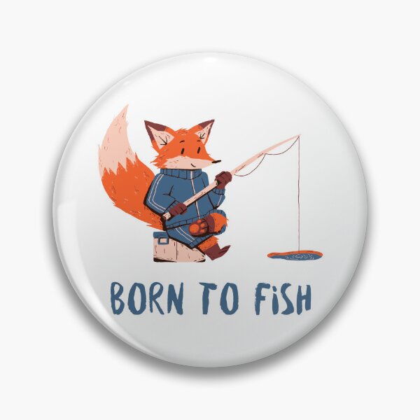 Item preview, Fishing Quotes hhh - Born to fish designed and sold by Ildar012.