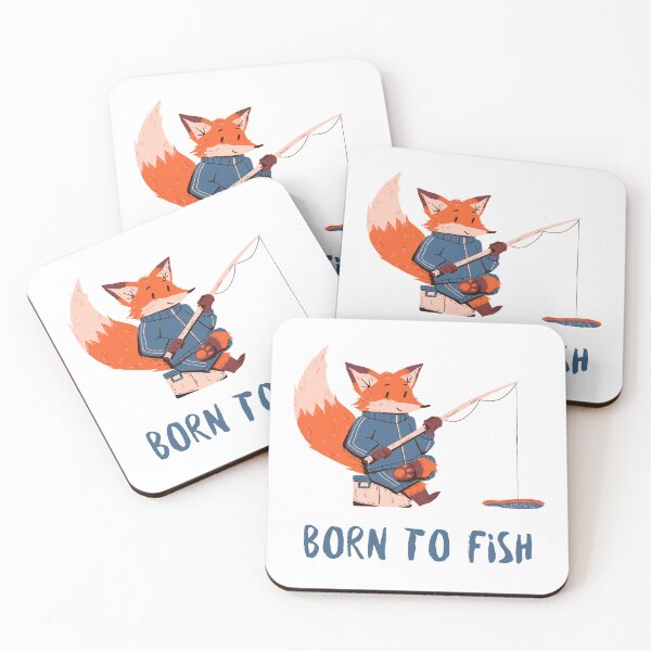 Item preview, Fishing Quotes hhh - Born to fish designed and sold by Ildar012.