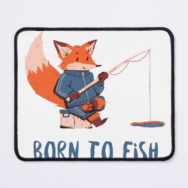 Item preview, Fishing Quotes hhh - Born to fish designed and sold by Ildar012.