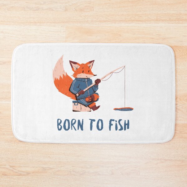 Item preview, Fishing Quotes hhh - Born to fish designed and sold by Ildar012.