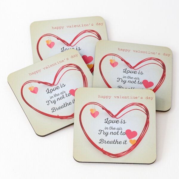 Item preview, Love is in air try not to breathe it -Valentines day designed and sold by Designerstown.