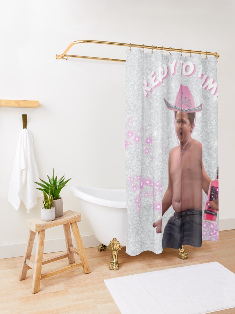 Alternate view of Gibby Ready to Rumble Shower Curtain