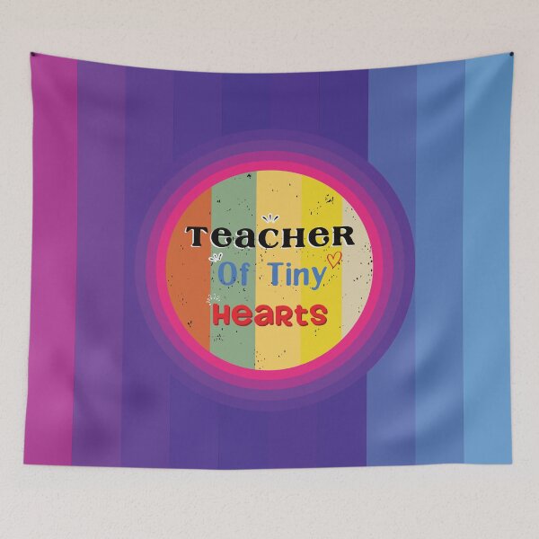 Item preview, Teacher Of Tiny Hearts - Colorful Design designed and sold by FridPix.