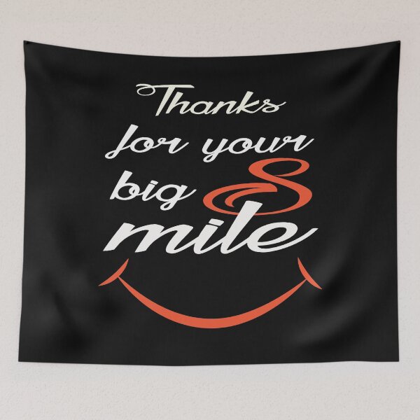 Item preview, Thank You For Your Big Smile 01 Black Tshirt designed and sold by blueocan.