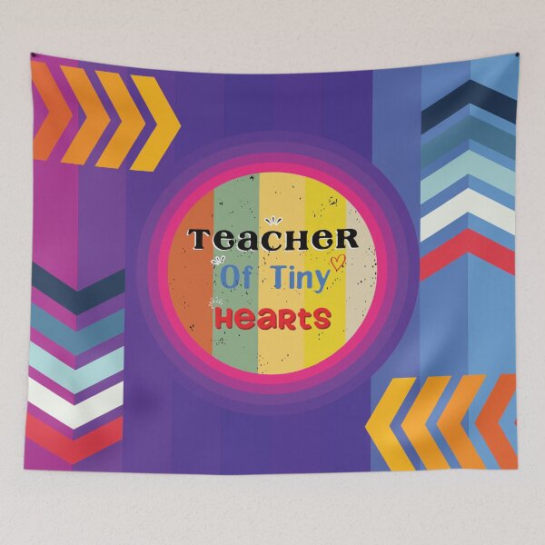 Item preview, Teacher Of Tiny Hearts - Colorful Design designed and sold by FridPix.