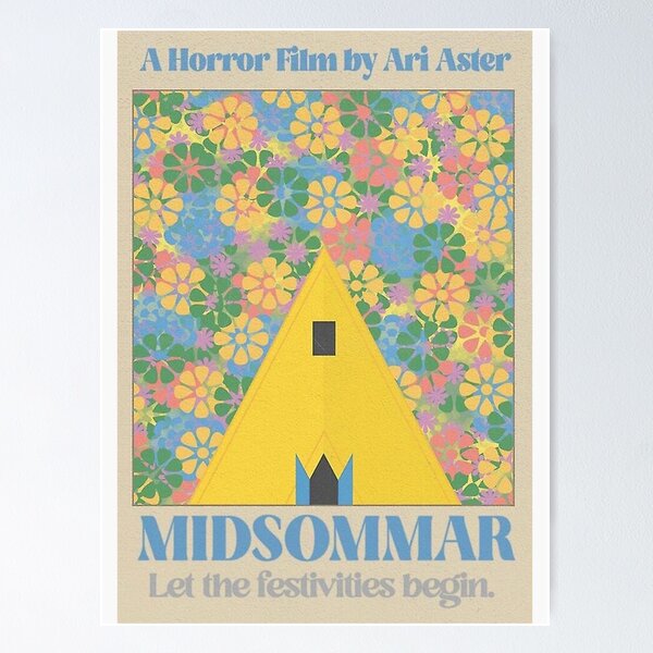Aperçu de l'œuvre Midsommar Poster jeter couverture métal impression tapisserie créée et vendue par Fayefenley45.