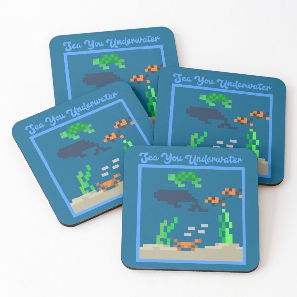Item preview, Sea You Underwater Pixel Art designed and sold by iASunshine.